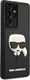 Karl Lagerfeld Karl Lagerfeld KLHCS21LKH3DBK S21 Ultra G998 czarny/black hardcase 3D Rubber Karl`s Head 4