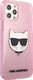 Karl Lagerfeld Karl Lagerfeld KLHCP12LCHTUGLP iPhone 12 Pro Max 6,7" różowy/pink hardcase Glitter Choupette 4