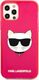 Karl Lagerfeld Karl Lagerfeld KLHCP12MCHTRP iPhone 12/12 Pro 6,1" różowy/pink hardcase Glitter Choupette Fluo 3
