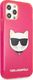 Karl Lagerfeld Karl Lagerfeld KLHCP12MCHTRP iPhone 12/12 Pro 6,1" różowy/pink hardcase Glitter Choupette Fluo 4