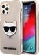 Karl Lagerfeld Karl Lagerfeld KLHCP12MCHTUGLGO iPhone 12/12 Pro 6,1" złoty/gold hardcase Glitter Choupette 1