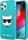 Karl Lagerfeld Karl Lagerfeld KLHCP12LCHTRB iPhone 12 Pro Max 6,7" niebieski/blue hardcase Glitter Choupette Fluo 1