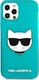 Karl Lagerfeld Karl Lagerfeld KLHCP12LCHTRB iPhone 12 Pro Max 6,7" niebieski/blue hardcase Glitter Choupette Fluo 3