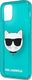 Karl Lagerfeld Karl Lagerfeld KLHCP12LCHTRB iPhone 12 Pro Max 6,7" niebieski/blue hardcase Glitter Choupette Fluo 6