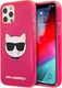 Karl Lagerfeld Karl Lagerfeld KLHCP12LCHTRP iPhone 12 Pro Max 6,7" różowy/pink hardcase Glitter Choupette Fluo 1