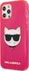 Karl Lagerfeld Karl Lagerfeld KLHCP12LCHTRP iPhone 12 Pro Max 6,7" różowy/pink hardcase Glitter Choupette Fluo 2