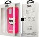 Karl Lagerfeld Karl Lagerfeld KLHCP12LCHTRP iPhone 12 Pro Max 6,7" różowy/pink hardcase Glitter Choupette Fluo 8