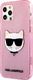 Karl Lagerfeld Karl Lagerfeld KLHCP12MCHTUGLP iPhone 12/12 Pro 6,1" różowy/pink hardcase Glitter Choupette 2