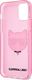 Karl Lagerfeld Karl Lagerfeld KLHCP12MCHTUGLP iPhone 12/12 Pro 6,1" różowy/pink hardcase Glitter Choupette 7