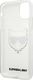 Karl Lagerfeld Karl Lagerfeld KLHCN61CHTUGLS iPhone 11 srebrny/silver hardcase Glitter Choupette 7
