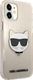 Karl Lagerfeld Karl Lagerfeld KLHCP12SCHTUGLGO iPhone 12 mini 5,4" złoty/gold hardcase Glitter Choupette 4