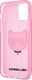 Karl Lagerfeld Karl Lagerfeld KLHCP12SCHTUGLP iPhone 12 mini 5,4" różowy/pink hardcase Glitter Choupette 7