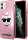 Karl Lagerfeld Karl Lagerfeld KLHCN61CHTUGLP iPhone 11 różowy/pink hardcase Glitter Choupette 1
