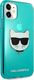 Karl Lagerfeld Karl Lagerfeld KLHCN61CHTRB iPhone 11 niebieski/blue hardcase Glitter Choupette Fluo 4