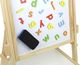 NoboKids Tablica drewniana dwustronna, kredowa, magnetyczna z liczydłem 0155002 7