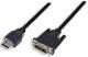 Kabel Techly HDMI - DVI-D 1.8m czarny (304611) 6