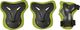 SMJ sport Ochraniacze zestaw BS-P003 czarno/zielone r. L 1
