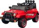 Bemi DUŻY JEEP 2 mocne silniki, Koła EVA, Ecoskóra, USB, MP3 + PILOT Nowy drifter Dwuosobowe auto na akumulator JEEP 2x45W 8