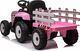 Import SUPER-TOYS SUPER TRAKTOR BLOW - NA AKUMULATOR Z PRZYCZEPĄ, MIĘKKIE KOŁA, MIEKKIE SIEDZENIE, PILOT/XMX611 5