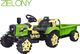 Joko Traktor z przyczepą na akumulator świeci PA0234 ZIELONY 1