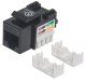 Intellinet Network Solutions Moduł keystone Cat.5e, UTP, RJ45, zaciskany, czarny (210416) 1