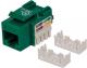 Intellinet Network Solutions Moduł keystone CAT.5e, UTP, RJ45, Zaciskany, Zielony (210997) 1