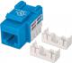 Intellinet Network Solutions Moduł Keystone CAT.6, UTP, RJ45, zaciskany, niebieski (210737) 1