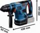 Młotowiertarka Bosch GBH 18V-34 CF 18 V 1