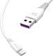Kabel USB Dudao USB-A - USB-C 2 m Biały (6970379614785) 1