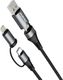 Kabel USB Dudao USB-A - Lightning 1 m Szary (Dudao) 3