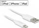 Kabel USB Delock USB/Lightning, 2m, Biały (83919) 1