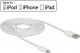 Kabel USB Delock USB/Lightning, 2m, Biały (83919) 1