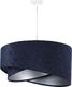 Lampa wisząca BPS KONCEPT Lampa wisząca GEMSTONE granatowa/srebrna 2