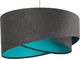 Lampa wisząca BPS KONCEPT Lampa wisząca GEMSTONE GRAY grafitowa/turkusowa 1
