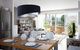 Lampa wisząca BPS KONCEPT Lampa wisząca THUNDERCLOUD WHITE granatowa/srebrna 1
