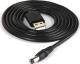 Kabel USB Unitek USB-A - DC 5.5 mm 1.5 m Czarny (Y-C4046BK) 2