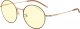 Okulary Gunnar GUNNAR Optiks Ellipse Computer-Brille - Amber Glas, schwarz/gold 1