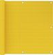 vidaXL Parawan balkonowy, żółty, 90x300 cm, HDPE 1