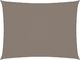 vidaXL Prostokątny żagiel ogrodowy, tkanina Oxford, 5x7 m, taupe 1
