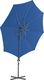 vidaXL Parasol wiszący na stalowym słupku, 300 cm, lazurowy 4