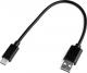 Kabel USB Unitek USB-A - USB-C 0.25 m Czarny (Y-C480BK) 2
