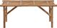 vidaXL Składana ławka ogrodowa z poduszką, 118 cm, bambusowa 2