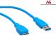 Kabel USB Maclean USB-A - USB-A 0.5 m Niebieski (MCTV-735) 1