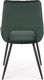 Halmar Krzesło k-404 ciemny zielony tkanina velvet/stal Halmar 10