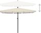 vidaXL Parasol ogrodowy na słupku, 210x140 cm, piaskowy 3