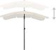 vidaXL Parasol ogrodowy na słupku, 200x130 cm, piaskowy 3