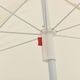 vidaXL Parasol ogrodowy na stalowym słupku, piaskowy, 180 cm 1
