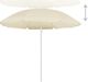 vidaXL Parasol ogrodowy na stalowym słupku, piaskowy, 180 cm 2