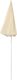 vidaXL Parasol ogrodowy na stalowym słupku, piaskowy, 180 cm 3