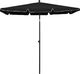 vidaXL Parasol ogrodowy na słupku, 210x140 cm, czarny 2
